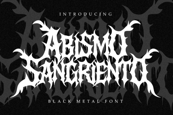 Abismo Sangriento: Capturing the Essence of Chaos in Typography