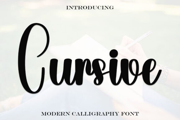 Cursive: The Modern Calligraphy Font for Elevated Design