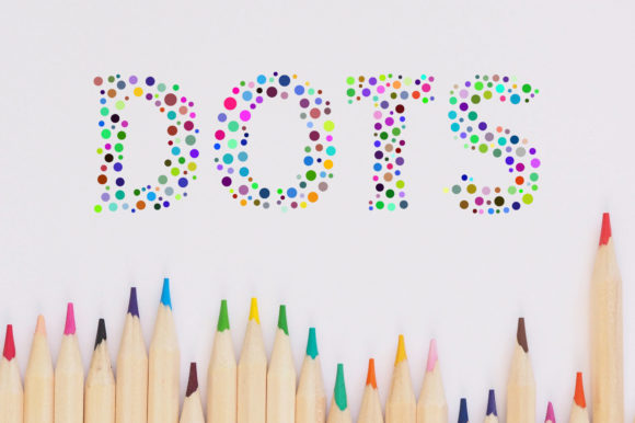 Dots: The Colorful Dotted Lettering for Playful Projects