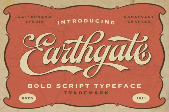 Earthgate: The Handwritten Font Redefining Retro Branding for Modern Creators