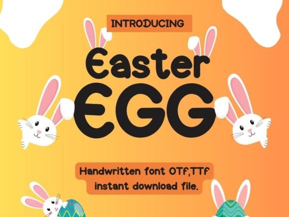Eater Egg: A Whimsical Handwritten Font for Creative Projects