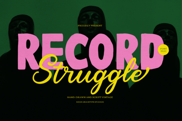 Evaluating Record Struggle: A Font Duo for Bold Visual Narratives