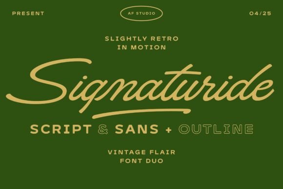 Evaluating Signaturide: A Versatile Vintage-Inspired Font Duo