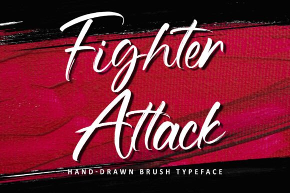 Fighter Attack: Evaluating a High-Energy Handwritten Font for Maximum Impact