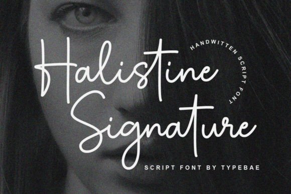 Halistine Signature: The Monoline Script for Authentic Design
