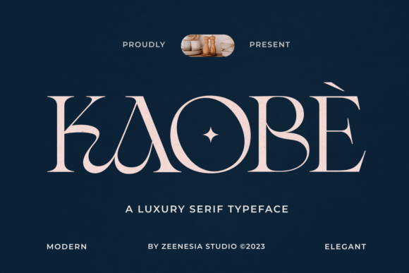Kaobe: Leveraging a Luxury Serif Font for Strategic Brand Impact