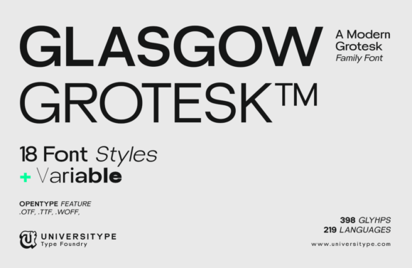 Mastering Modern Design: The Definitive Guide to UT Glasgow Grotesk Typography