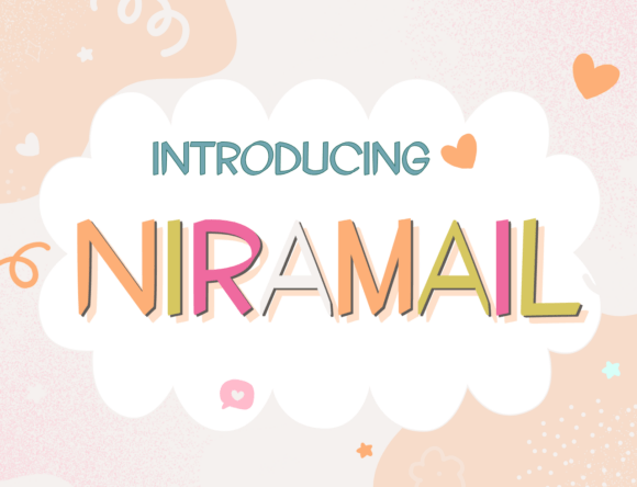Niramail: Redefining Design with Artistic Typography