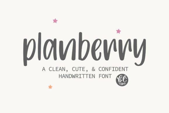 Planberry: The Handwritten Font for Authentic Digital & Print Projects