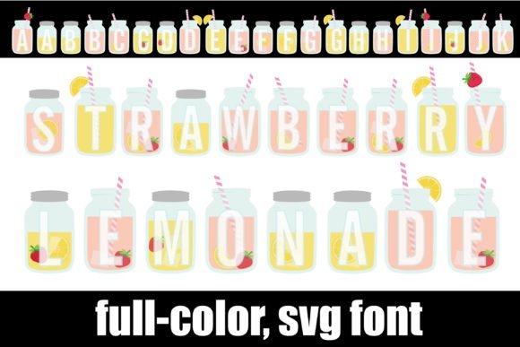 Strawberry Lemonade: A Fresh Take on Colorful Typography