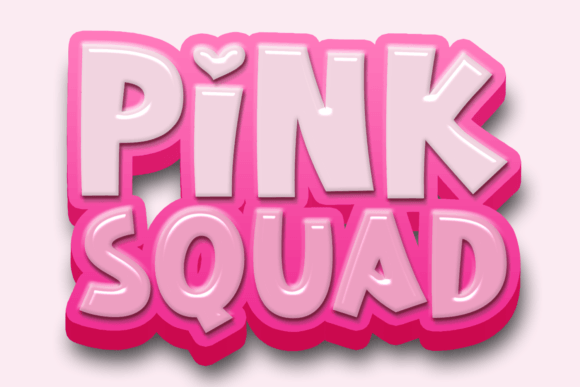 The Charm of Pink Squad: A Font That Brings Joy to Your Designs