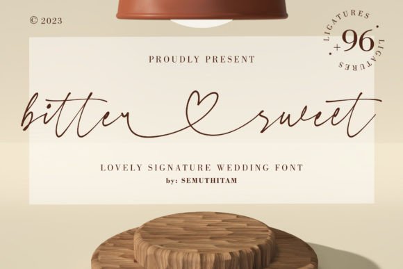 The Sensory Experience of Typography: Unpacking the Bitter Sweet Signature Font