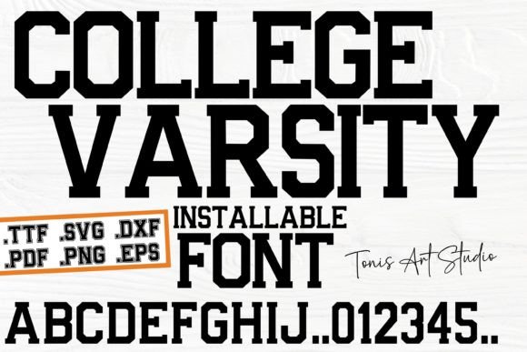 The Ultimate Guide to College Varsity: Crafting a Legacy with SVG Fonts