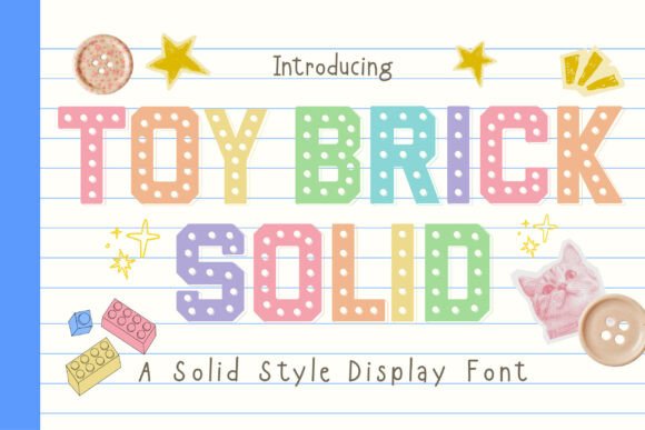 Toy Brick Solid: Building a Bold Visual Identity One Letter at a Time
