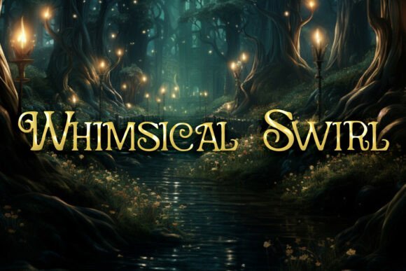 Whimsical Swirl: A Designer's Guide to Using This Decorative Serif Font